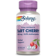SOLARAY Tart Cherry Capsules 850mg from Tart Cherries - with 0.8% Anthocyanins Plus Ellagic Acid - W