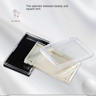 SHOUKEY False Lashes Show Box,  Square Shape Eyelash Storage Box, Plastic Storage Box