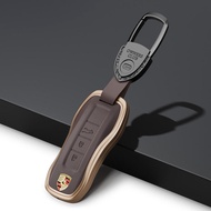 Suitable For Porsche Key Shell Cayenne Macan Panamera 718Taycan911 Key Fob Bag Color Change