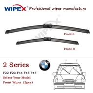 Front Wiper Blade For BMW 2 Series Wiper Bmw F22 F23 F44 F45 F46 Windscreen Wiper( banana type)from 