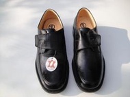 全新台灣製造【ALAIN DELON】亞蘭德倫 時尚名流百搭紳士奈米牛皮氣墊皮鞋尺寸黑色6.5