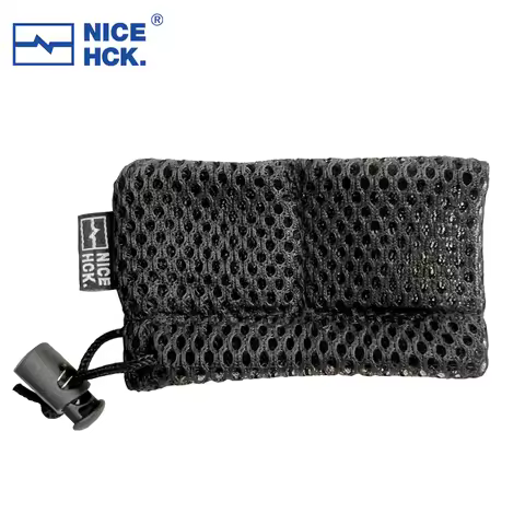 NiceHCK Black HIFI Earphone Mesh Carrying Bag Earbud Protection Pouch Rub Resistance USB Cable Elast