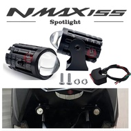 ไฟสปอร์ตไลท์NMAX สำหรับมอเตอร์ไซต์ ไฟหน้ารถ LED ไฟYAMAHA N-MAX 155 แต่ง แสงสีขาว ไฟช่วยตัดหมอก มอเตอร์ไซต์ ไฟสปอตไลท์มอเตอร์ไซค์  ไฟสปอตไล