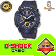 ของแท้100% คาสิโอ CASIO G-SHOCK GA-2000-2ADR GA-2000-2A สายเรซิ่น อุปกรณ์ครบQ4กันน้ำลึก200เมตร GA200