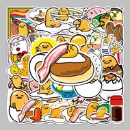 50 Sheets Lazy Eggs Cartoon Luggage Stickers Waterproof Graffiti Stickers Scooter Computer Tablet Cartoon Decoration
