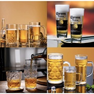 PPP Creative Glass Cup Transparent Beer Whisky Hoegaarden Mug Rock Bar Home Wine Mug Liquor Calix Gelas Kaca 玻璃酒杯 3310