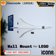 Flush Wall Mount For Lego Icons Concorde (10318)