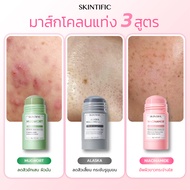 SKINTIFIC Mugwort Acne Clay Mask Stick Mugwort มาส์กโคลนแบบแท่งที่ช่วยต้นสิว