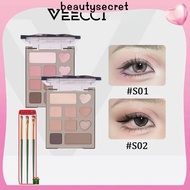 24h Shipping [gift]veecci Eyeshadow Multipurpose Portable Cosmetics Matte Shimmer Comprehensive Pale