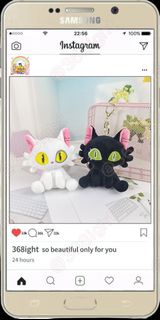 可愛貓咪鈴芽之旅大臣掛件毛絨公仔