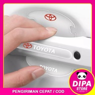 Car Handle Protector Stickers / Set of 8 Thick Transparent Logo Stickers for Car Door Handles HONDA 