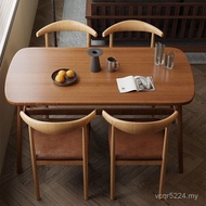 Chair Nordic Household Simple Table Chair Dining Table Rectangular Combination Dining Table Leisure 