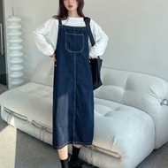 Woman Fashion Denim Strap Dress Jeans Dress Denim Dress