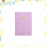 HILDAR 2025 Agenda Book, with Calendar Mini 2025 Planner Notebook, High Quality Laser A7 To Do List 