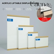 UAENAU Display Frame, Wall Mounted Acrylic Certificate Frame, A3/A4/A5 Transparent Magnetic Business