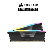 Corsair VENGEANCE® RGB 96GB (2x48GB) DDR5 DRAM 5600MHz C40 Memory Kit — Black (CMH96GX5M2B5600C40)