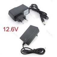 AC DC 12.6V 1A charger 12 V Volt Power wall Adapter 5.5*2.5MM 12.6V 2A For 18650 lithium battery Pac
