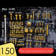 HENG Gold Bolts Set For (Mio I125/Msi 125)