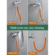 Kitchen Faucet Extender Pipe Bathroom Tap Extension Faucet Universal Flexible Hose Splash-proof Sili