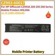 High Quality CZ993-60017 Mobile Printer Battery 11.1V 12Wh 1050mAh For HP OfficeJet CZ993A 200 250 2