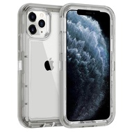 Hybrid Clear Case for iPhone 15 Pro Max / iPhone 15 Pro /iPhone 15,Heavy Duty Dual Layer Shockproof Case with Hard PC Soft TPU Back Protective Cover for iPhone 14 Pro Max/14 Plus/13 Pro Max/12 Pro Max/11/11Pro/11 Pro Max/SE 2022 2020