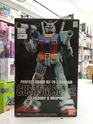 (葵興樂聲9樓門市現貨) PG 1/60 RX78-2 初代高達專用自定義配件組 #2 Perfect Grade RX-78-2 Gundam Custom Set #2 AHBO285