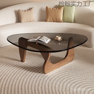 Influencer Small Apartment Light Luxury Glass Minimalist Modern Simple Household Small Table Creativ