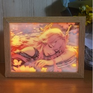 3D Color Changing LED Light Painting 3 Modes Led Painting Decorative Night Light Anime Style Led Pai