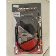 MERAH Ride It 95cm Front Disc Brake Hose in Red, Black, Silver