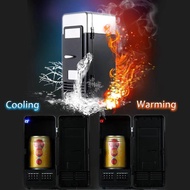 【Ready Stock】2021 100% Original RIRIHI USB Mini Fridge Portable Refrigerator Beverage Drink Freezer With LED Ligth For Home Office Car Cooling and Heating Car Accessories Automotive parts and accessories