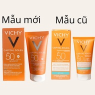 Kem Chống Nắng Vichy Không Gây Nhờn Rít Không Màu Capital Soleil Mattifying Dry Touch Face Fluid 50m