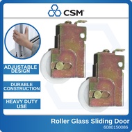 004A Glass Sliding Door Roller Replacement Adjustable Roller 2 PCS Roda Pintu Kaca