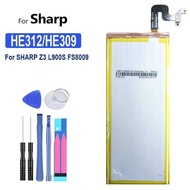 Mobile Phone Battery Durable For Sharp Z3 L900S FS8009 High-Efficiency HE312 HE309 3020mAh