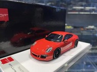 吉華科技@ 1/43 MakeUp EM629I Porsche 911 (991) Carrera 4 GTS 橘色