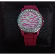 Geneva Silicone Preloved wrist watch