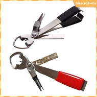 [BlesiyaedMY] 4 in 1 Knot Tying Tool Fly Fishing Clipper for Enthusiasts Lake Fathers Day