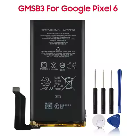 New Original Replacement Battery GMSB3 For Google Pixel 6 4614mAh G63QN For Google Pixel 6 Pro 5003m