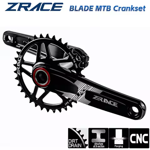 ZRACE BLADE 1 x 10 11 12 Speed Crankset Eagle Tooth for MTB XC / TR / AM 170 / 175mm,32T/34T/36T,BB6