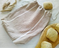 可重複使用的麻製品收納袋、抽繩網袋、生態麵包袋、環保袋、口袋