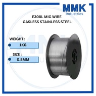 [READY STOCK] 0.8MM/1.0MM 1KG GASLESS MIG WELDING SET WIRE OPEN ARC FLUX CORED / STAINLESS STEEL WIR