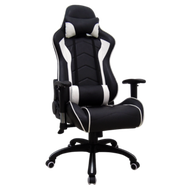 MerryRabbit - 防刮PU皮可調節170º平躺高背賽車椅電競椅 MR-879 黑白