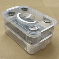 ✴️ 全新 麵包蟲 麥皮蟲 大麥蟲 蟋蟀 杜比亞 櫻桃紅 昆蟲 多用途 實用觀察 高清透明 防臭通風 透氣 活餌 大尺寸 桌上 飼養箱 飼養盒 繁殖箱 繁殖盒 養殖箱 儲物箱 儲物盒 過濾網 不銹鋼 