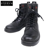 Diesel Y02074 PR030 D淨化草本-THROUPER DBB W 側拉鍊繫帶靴 24 碼 [二手]
