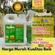 Roundup Gramoxone Pembasmi Hama Tanaman Hijau 1 Liter + Spray Hijau 250ml - Paket Hemat
