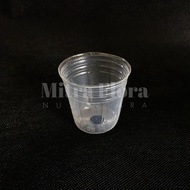 POT PLASTIK FLEXIBLE CUP ANGGREK POT BIBIT SEEDLING UKURAN 1.5 - 5 CM