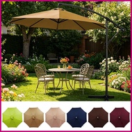 Patio Umbrella Replacement Canopy 11-foot 8-rib Cantilever UV-Resistant Waterproof Cover Patio Repla