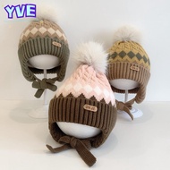 YVE Baby Knitted Hat, Thicken Windproof Kids Earmuffs Cap,  2-5 Year Baby Warm Knitted Woolen Hat Au