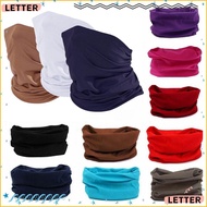LETTER Outdoor Sport Bandana Cycling Cover Neck Gaiter Hiking Face
