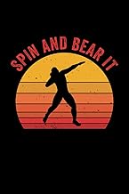 Shot Putt Athlete Spin and Bear it: College Ruled Lined Paper, 120 pages, 6 x 9