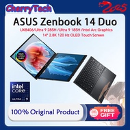 2025 ASUS Zenbook 14 Duo UX8406 Intel Core Ultra 9 285H 14" 2.8K 120 Hz OLED Touch Screen ASUS Dual 